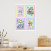 Kunstprint voor de kleuterkamer van Molly Harrison Poster (Keuken)