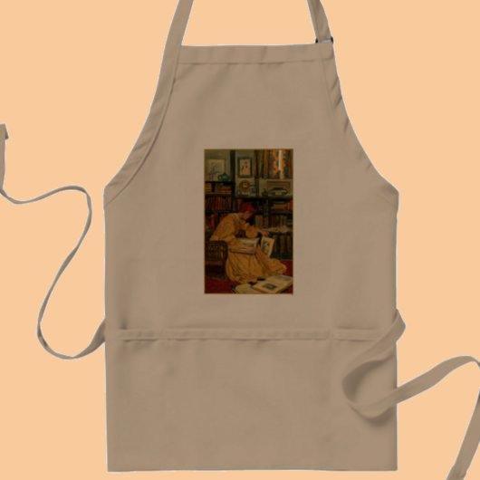 Kunstprint voor de Vintage Boekenliefhebber | Art  Standaard Schort