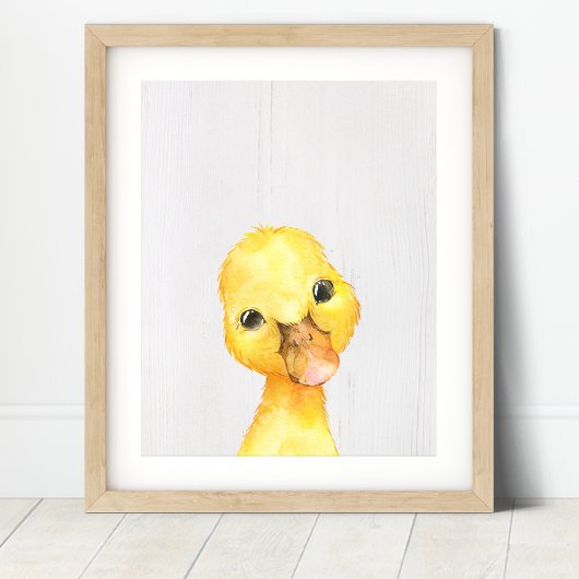 Kunstprint voor eendenboerderij-kinderkamer poster