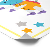 Kunstprint voor ruimtehuisdieren Neushoorn Poster (Hoek)