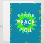 Kunstprint 'Vrede zij met u' Briefhoofd (Voorkant / Achterkant)