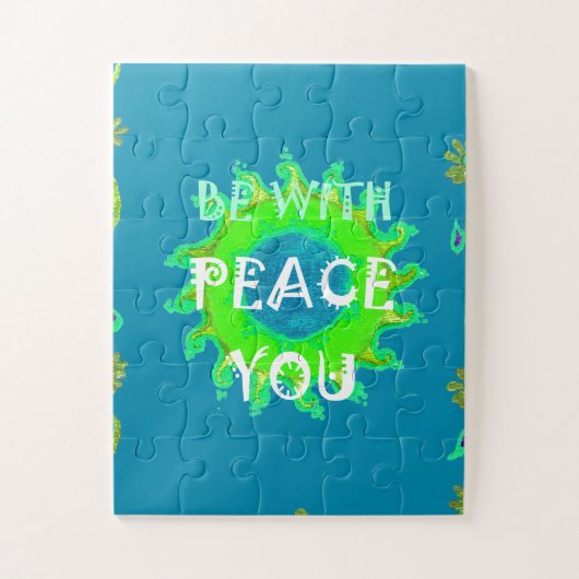 Kunstprint 'Vrede zij met u' Legpuzzel (Verticaal)