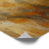 Kunstprint Vrouw met Witte Paard Poster (Hoek)