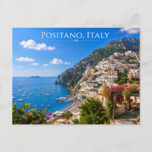 Kunstprint Zonnige Dag Amalfi Kust Briefkaart