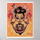 Kunstprinten 'Tranen naar ballonnen' - (surrealist Poster (Voorkant)