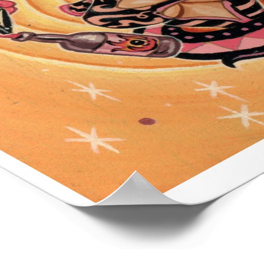 Kunstprinten 'Tranen naar ballonnen' - (surrealist Poster (Hoek)