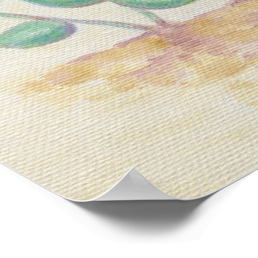 Kunstprinten van Crassula Poster (Hoek)