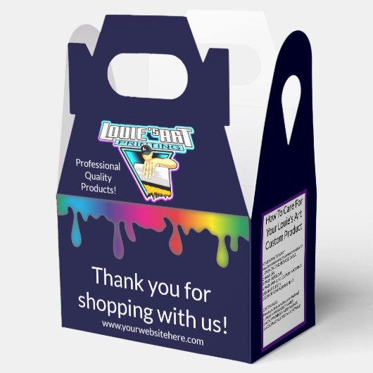 Kunstprinten van Louie | Klant | Cadeaudoos Bedankdoosjes (Geopend)