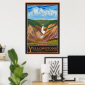 Kunstpunt - Yellowstone Nat'l Park Poster (Thuiskantoor)