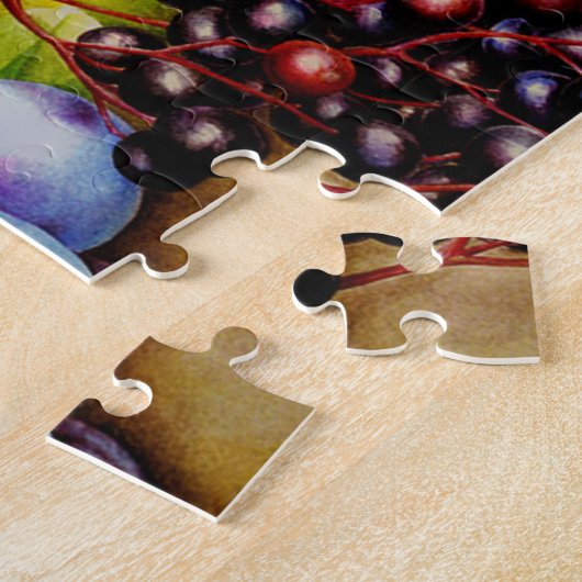 Kunstpuzzel voor herfst van bossen legpuzzel (Zijkant)