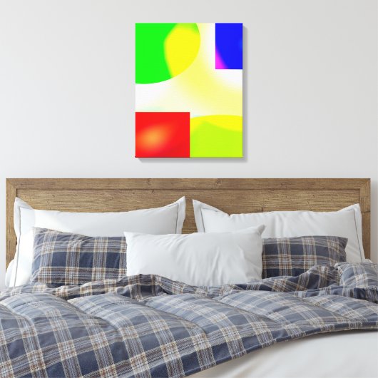 kunstreflectie op pop canvas afdruk (Insitu (Slaapkamer))