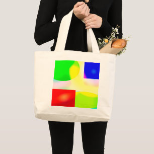 kunstreflectie op pop grote tote bag