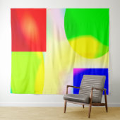 kunstreflectie op pop wandkleed (In Situ (horizontaal))
