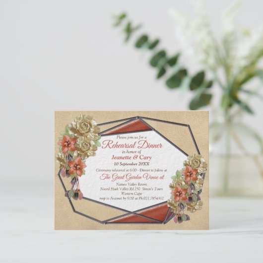 Kunstrepetitie voor leder en suikerwerk kaart (Staand voorkant)