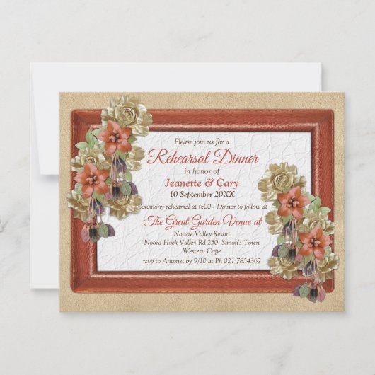 Kunstrepetitie voor leder en suikerwerk kaart (Voorkant)