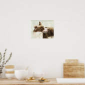 Kunstreproductie Afdrukken van rand-collieprofiel Poster (Keuken)