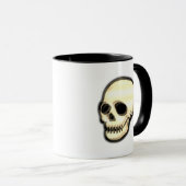 Kunstretrospectief  duotone-ontwerp mok (Voorkant rechts)