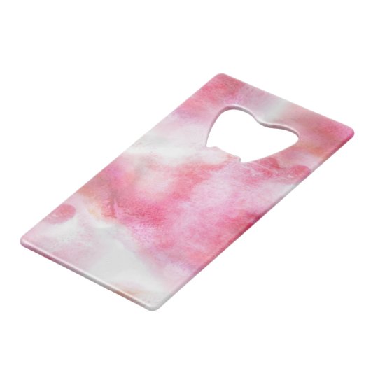 kunstrode avant-garde achtergrondhandverf 2 creditkaart flessenopener (Achterkant Gekanteld)