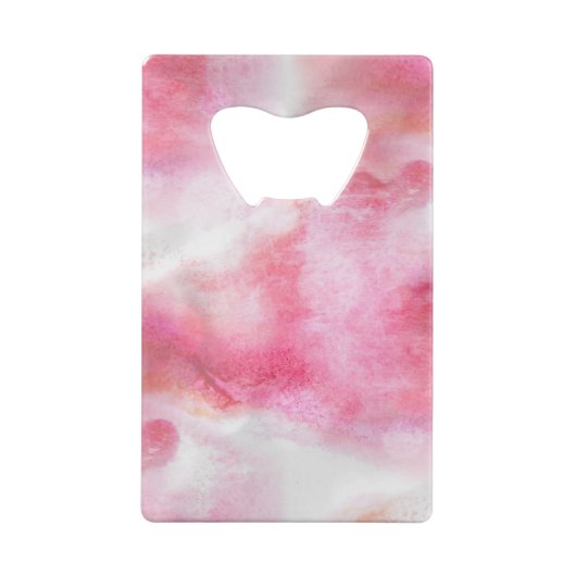 kunstrode avant-garde achtergrondhandverf 2 creditkaart flessenopener (Achterkant)