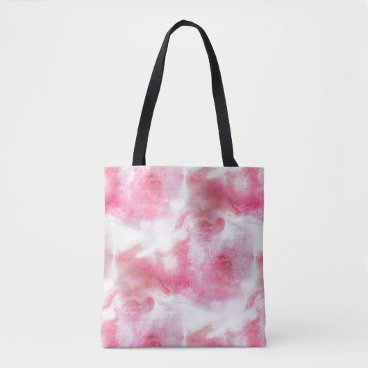 kunstrode avant-garde achtergrondhandverf 2 tote bag (Voorkant)