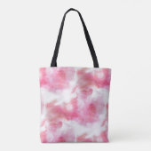 kunstrode avant-garde achtergrondhandverf 2 tote bag (Achterkant)