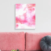 kunstrode avant-garde achtergrondhandverf canvas afdruk (Insitu (Woonkamer))