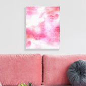 kunstrode avant-garde achtergrondhandverf canvas afdruk (Insitu (Woonkamer))