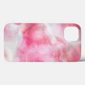 kunstrode avant-garde achtergrondhandverf Case-Mate iPhone case (Achterkant (horizontaal))