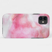 kunstrode avant-garde achtergrondhandverf Case-Mate iPhone case (Achterkant (horizontaal))