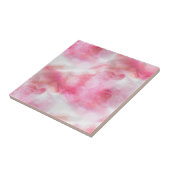 kunstrode avant-garde achtergrondhandverf tegeltje (Zijkant)