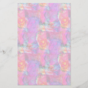 Kunstroze, blauwe, rode textuurachtergrond briefpapier