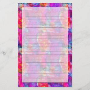 Kunstroze, blauwe, rode textuurachtergrond briefpapier