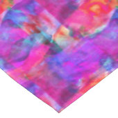 Kunstroze, blauwe, rode textuurachtergrond tafelkleed (Gekanteld)