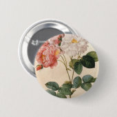  kunstroze roze gloed Pinback-Button Ronde Button 5,7 Cm (Voorkant /achterkant)