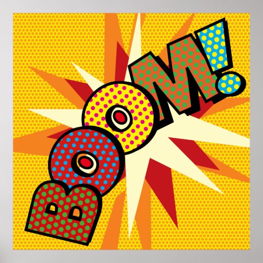 Kunstruimte voor komische boeken Pop Poster (Voorkant)