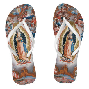 Kunstsandalen "Virgin of Guadalupe" Teenslippers