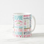 Kunstscapbook voor bibliotheek-subway koffiemok (Voorkant rechts)