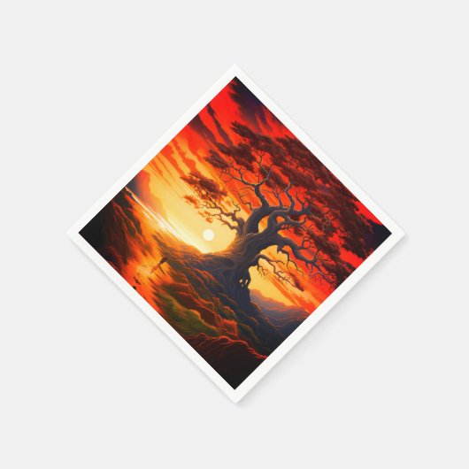 kunstscène servet (Hoek)