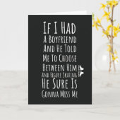 Kunstschaatkaarten Meisjes Schaatsen Schaatsster V Kaart (Gele Bloem)