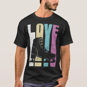 Kunstschaatscadeau voor meisjes Ice Schaats Design T-shirt