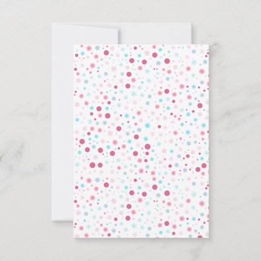 Kunstschaatsen 8e verjaardag Party uitnodiging (Achterkant)