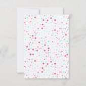 Kunstschaatsen 9e Verjaardagsfeestuitnodiging Kaart (Achterkant)