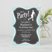 Kunstschaatsen; Baby Blue Circles Kaart (Staand voorkant)