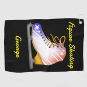 Kunstschaatsen Cool Golfhanddoek (Horizontaal)