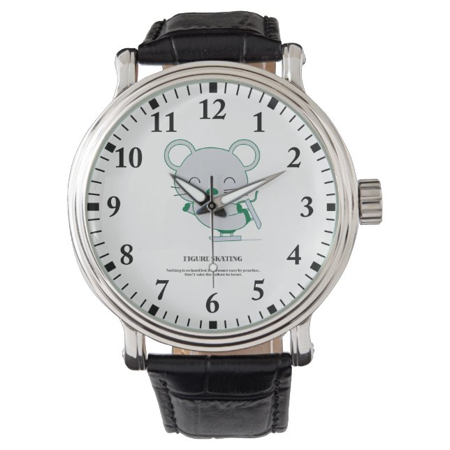 Kunstschaatsen Horloge (Voorkant)