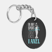 Kunstschaatsen in mijn sport i Axel Mannen Boys Sleutelhanger (Voorkant Links)