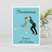 Kunstschaatsen Kaart (Staand voorkant)