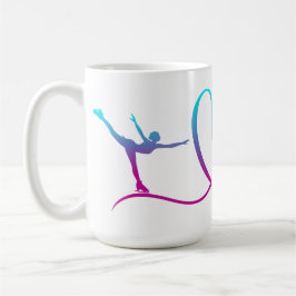 kunstschaatsen meisjes "Ik hou van schaatsen" Koffiemok