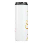 kunstschaatsen meisjes "Ik hou van schaatsen" Thermosbeker (Achterkant)