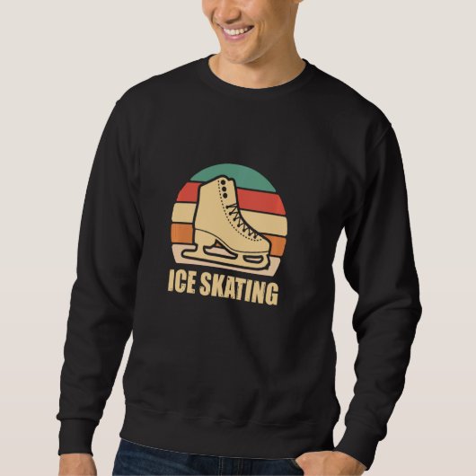  kunstschaatsen Retro Schaatsen Winter SP Trui (Voorkant)